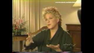 Bette Midler -  VH1 Interview about her Music Career 1991