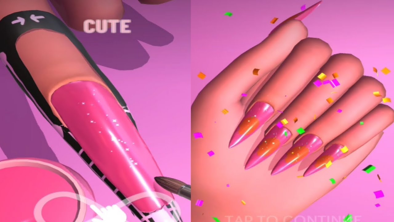 Acrylic Nails 💅 All Levels gameplay Android games  