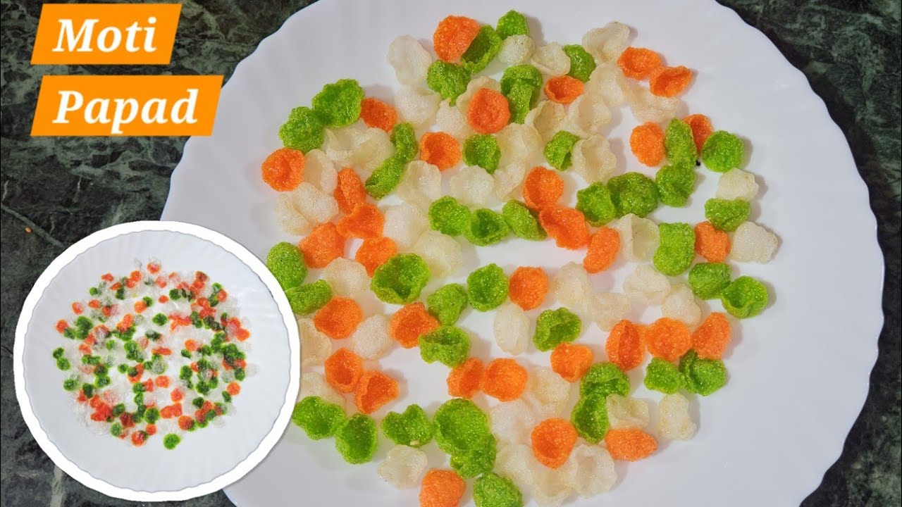 Sabudana के रंग बिरंगे Moti Papad||Sabudana papad मेरे स्टाइल में 