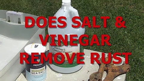 Effective Rust Removal: Vinegar and Salt Solution