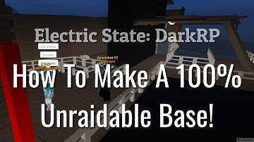 How To Make A Completely Secure/Hidden Printer Base [New hack/glitch] | Electric State: DarkRP