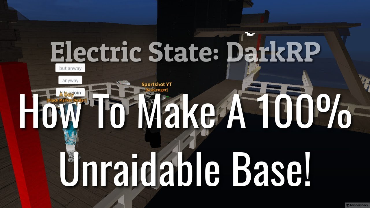 Electric State Darkrp Building And Placement Tutorial Youtube - how to build a house in roblox electric state youtube