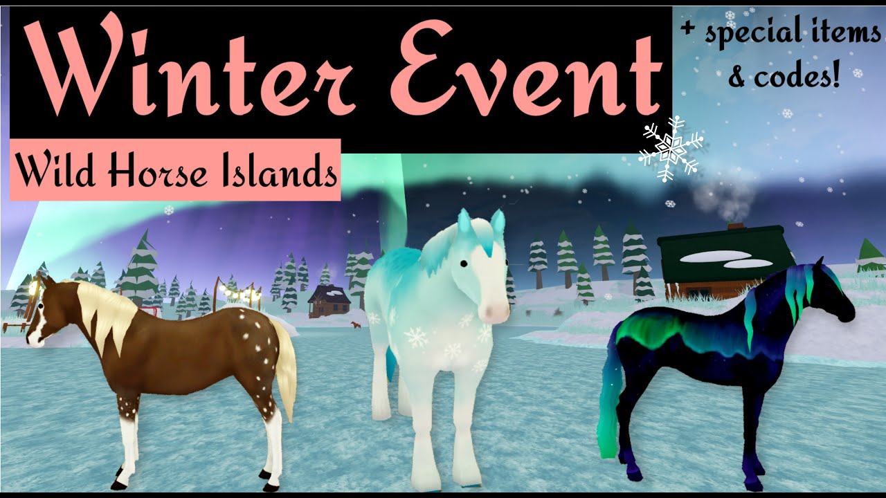 Winter Event ️ Wild Horse Islands YouTube