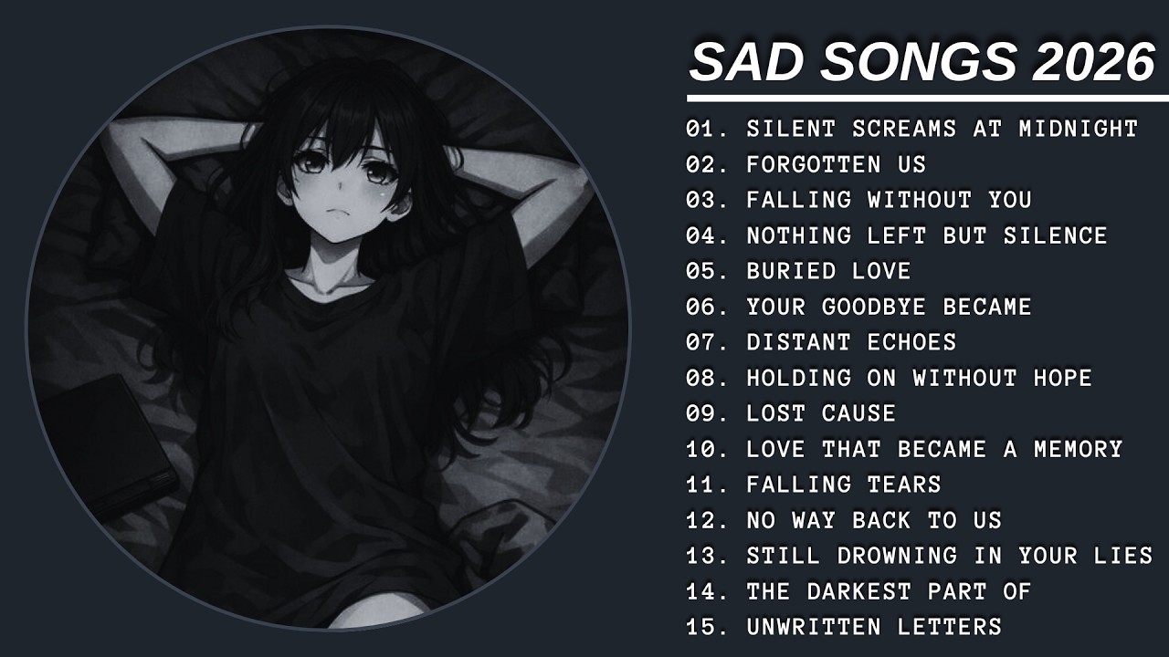 Midnight Crying Session Playlist 🌙 Sad Heartbreak Slowed Reverb Songs for Deep Lonely Nights