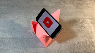 Подставка для телефона из бумаги. DIY. How to make a phone stand Подставка для телефона из бумаги. DIY. How to make a phone stand
