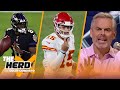 The gap between Mahomes & Lamar is growing — Colin reacts to Chiefs Week 3 win | NFL | THE HERD