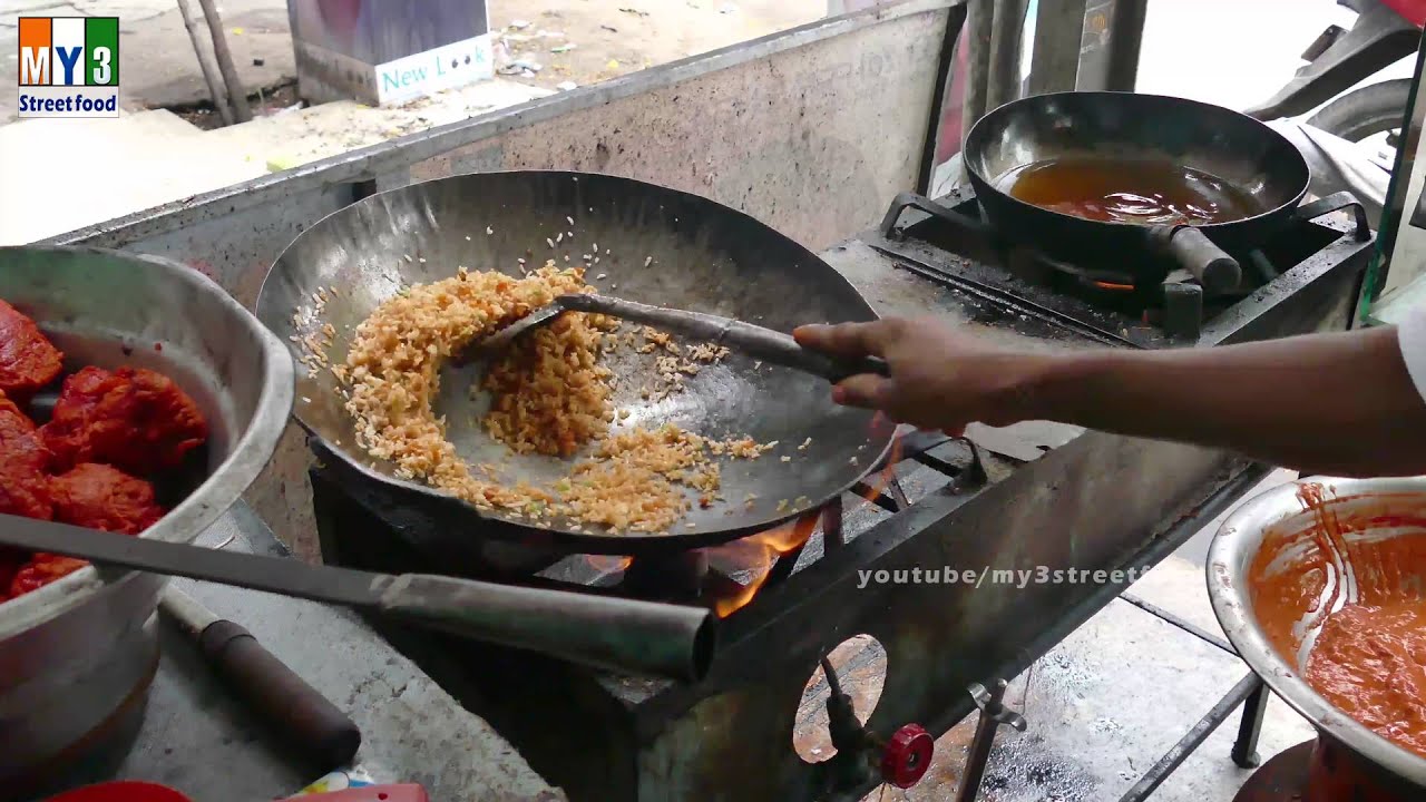 Vegetable Fried Rice Recipe | Indian (Indo) Chinese Recipes street food | STREET FOOD