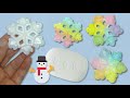 Pastel Snowflake Ornament❄️ DIY Soap Carving / How to Make / Soap Craft Idea / Beginner Friendly