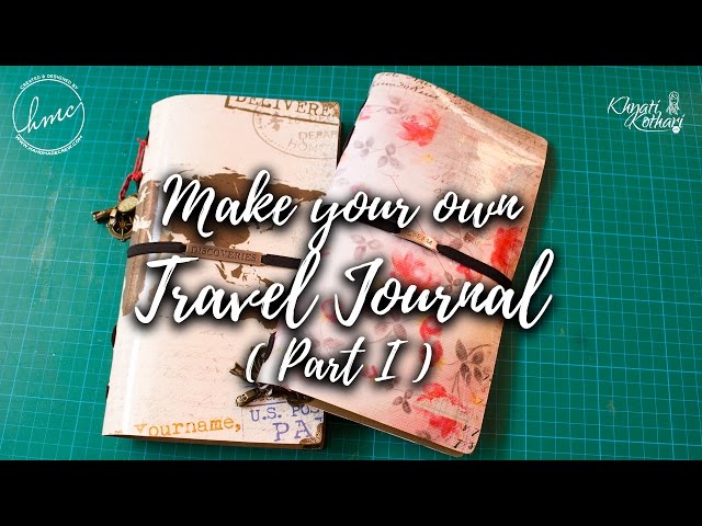 How to Scrapbook  DIY Travel Journal Tutorial 