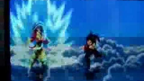 ssj4 goku vs ssj4 vegeta MUGEN