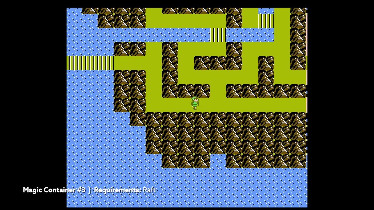Zelda II The Adventure of Link All Magic Containers YouTube