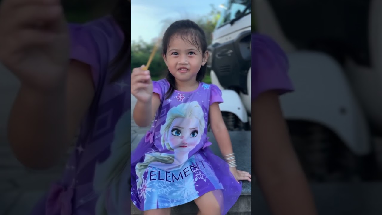 Sethika and I are eating grilled pork