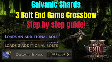 Path of Exile 2 - End Game Galvanic Shards Crossbow Crafting Guide
