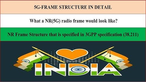 5G Frame Structure || NR FRAME || Numerology Configurations