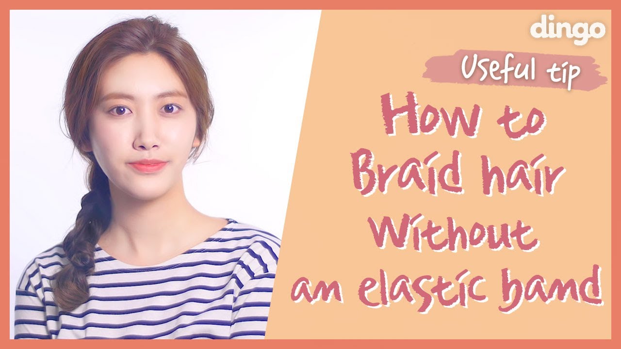 🍯Beauty hack🍯 How To Tie Hair Without an Elastic Band 