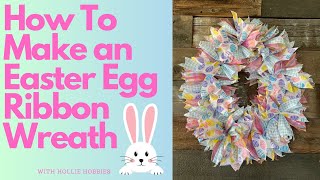 Celebrity Easter Wreath/Ribbon Wreath/Easter Egg Wreath Form Dollar Tree/How To Make a Ribbon Wreath/EasterDIY Profile