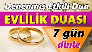 Evli̇li̇k Duasi Di̇nle En Etkili Dualar