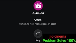 Jio Cinema Oops Problem Solve 2023 In Hindi