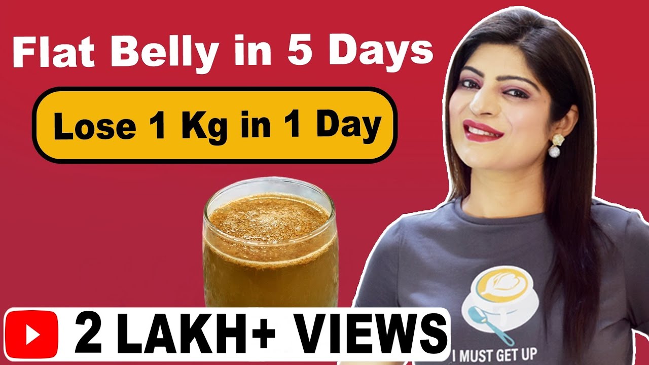 Flat Belly Stomach In 5 Days Hindi No Diet Exercise Jeera Water Lose Weight Fast Dr Shikha Singh Domedigita
