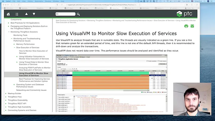 Enabling ThingWorx JMX monitoring of Tomcat JVM to use VisualVM