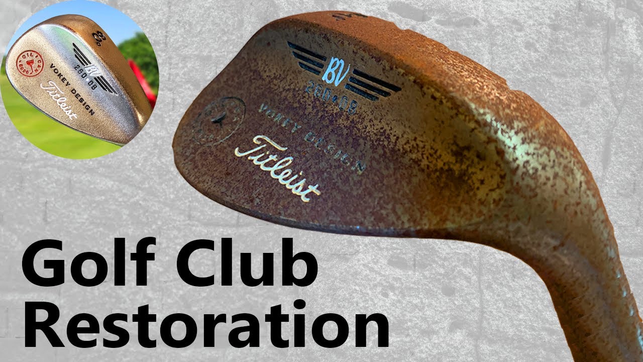 Quick Way to Polish Golf Clubs Easily with a Drill! 