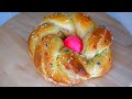 Italian Easter Bread | Braided Easter Sweet Bread Breakfast Recipe | Brioche