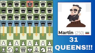 I Gave MARTIN 31 Queens ...
