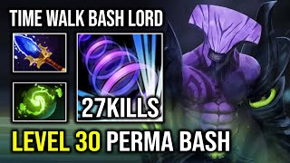 Powerful Late Game Level 30 Time Walk 100% Perma Bash Perfect Chrono Faceless Void Dota 2