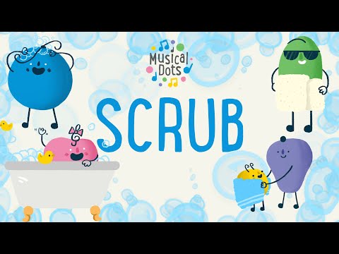 Bathtime Song | Scrub | Pop Songs for Kids | Music | Musical Dots | Nursery Rhyme Alternative