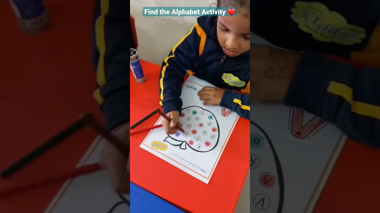 Alphabet Activity 👏 