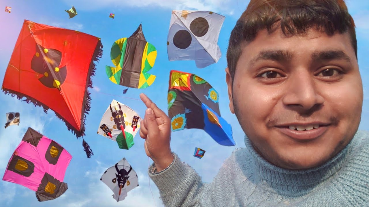 Patang On Basant 😱 Red Macha Kite Flying | Looting Kite On Roof Tukal Kite Subscriber Ne Jeet Liya