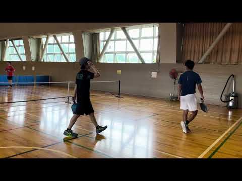 2024-07-15 Pickleball Doubles, Jin Okinaka & Kohei Miyake at Shonan 8 event, Game-4