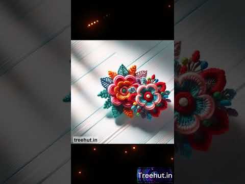 Christmas Crochet Flower Earrings Ideas patterns and how to make them, Christmas Crochet I... - 6185