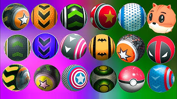 Same Balls, Different Physics: Rollance, Going, Action Balls Compared