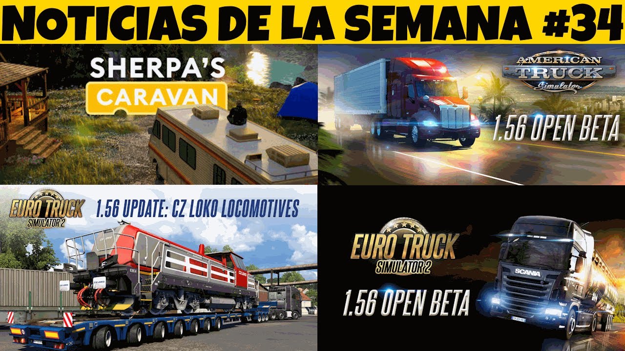 NOTICIAS DE LA SEMANA 34 - OPEN BETA ETS2 Y ATS - PROMODS 2.76 - PESCA EN FARMING -
