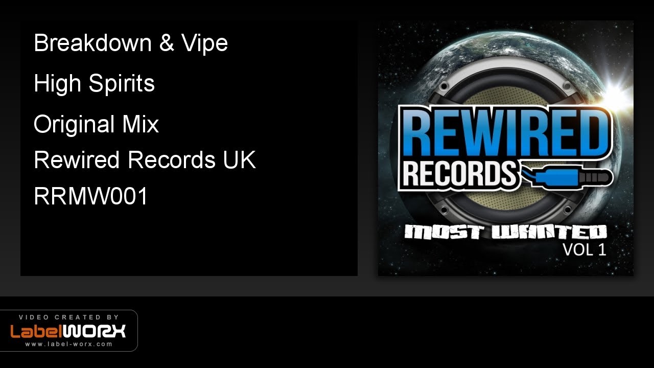 Watch Breakdown & Vipe - High Spirits (Original Mix) on YouTube Watch Breakdown & Vipe - High Spirits (Original Mix) on YouTube