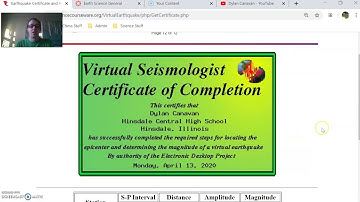 Summary - Virtual Earthquake Walk-through