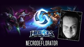 Heroes of the Storm вместе с NECRODEFLORATOR - Эпичное Best of 3 в пабе. Игра 1.