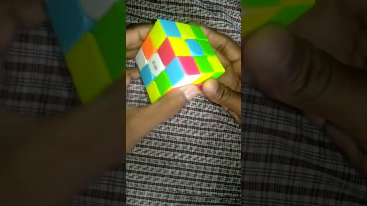 #Cubesolving  try to solve a cube under 1 min #chandan_cube_solver