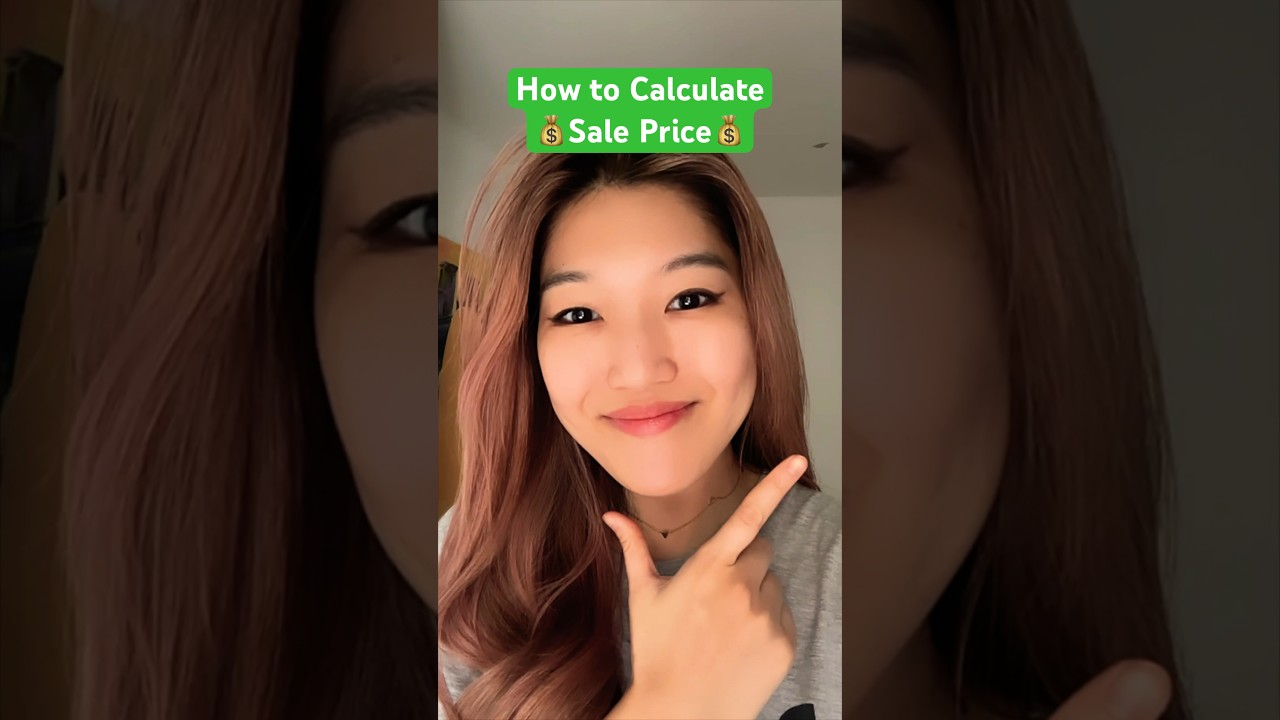How to Calculate Sale Price💰QUIZ✏️ What’s the sale price of an item that costs $60 on 30% discount?