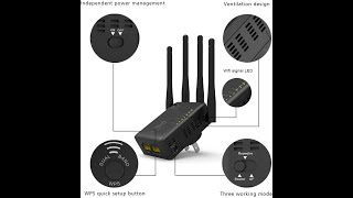 WAVLINK AC1200 WiFi Extender Dual Band 5G 2 4G 1200Mbps Wireless Router AP Access Point. by Selling point 87 views 3 years ago 2 minutes, 56 seconds