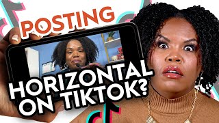 How To Create A TikTok Horizontal Video