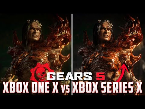 XBOX SERIES X vs XBOX ONE X *COMPARATIVA* GEARS 5