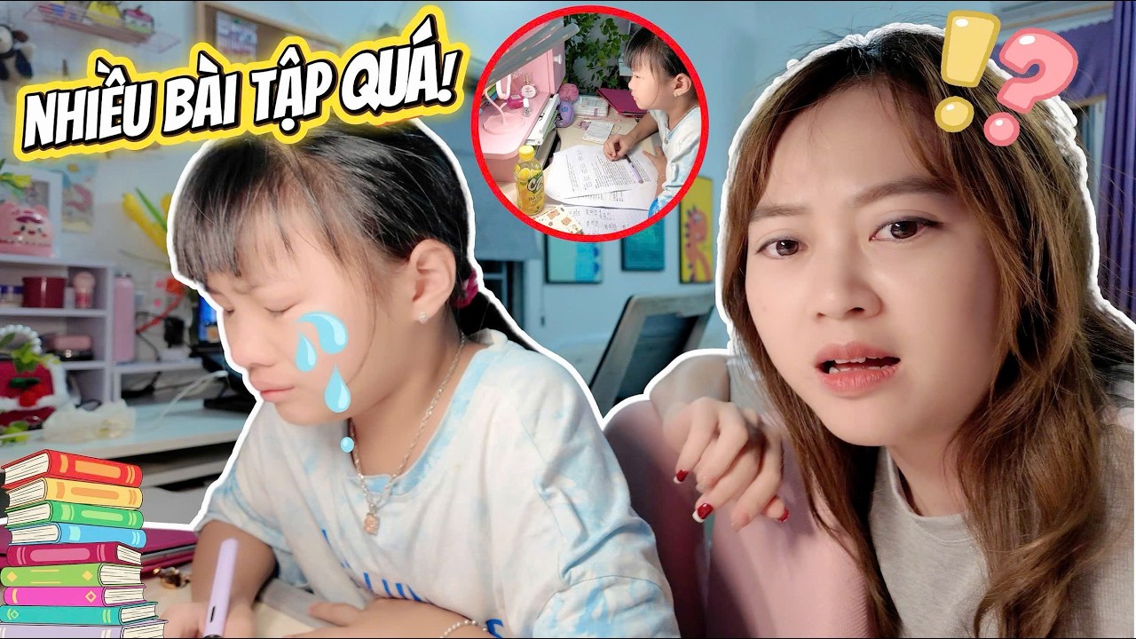 Áp Lực Bài Tập Sau Tết Quá Nhiều Khiến Na Stress Bật Khóc, Hà Hí & Mint Vy An Ủi Hướng Dẫn