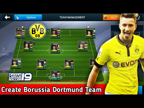 Create Borussia Dortmund Team Kit Logo Players Dream