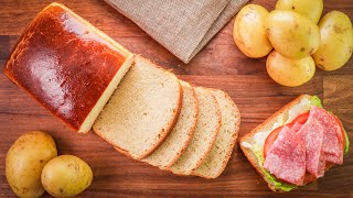 How To Make Potato Bread | Soft & Sweet Sandwich Loaf Recipe screenshot 4