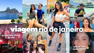 VLOG: chegamos no rio de janeiro, fui em dois shows rbd, realizei meu sonho, restaurantes, passeios