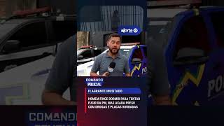Um apenado tentou fingir que estava dormindo para escapar de uma abordagem e acabou preso na capital