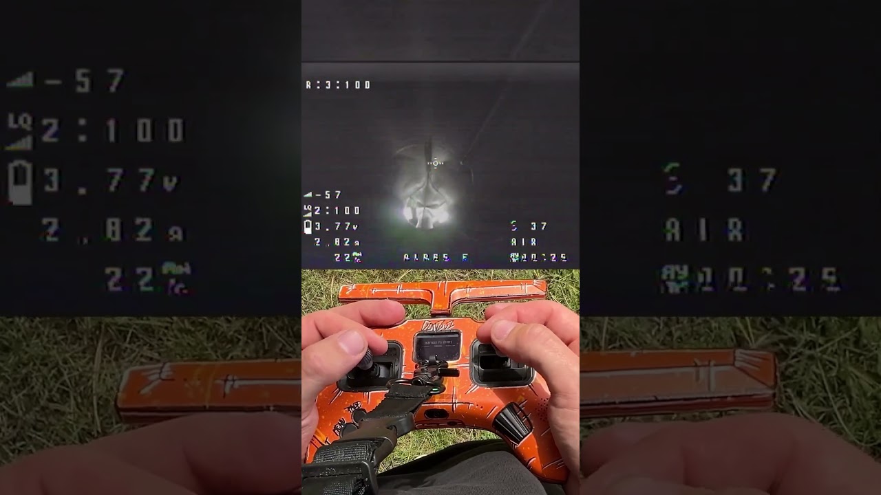 Drone flies through a jet 🛩️ 