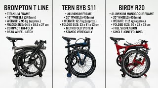Brompton vs Tern vs Birdy: The 2026 Folding Bike Buyer's Guide